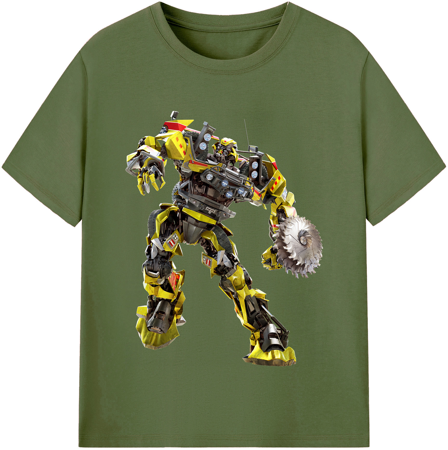 （画像用） Transformers トランスフォーマー 綿100％半袖Tシャツ（フロントプリント）